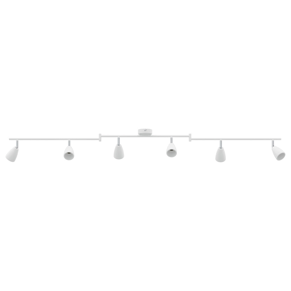 Faretto da soffitto 6 vie regolabile bianco GU10