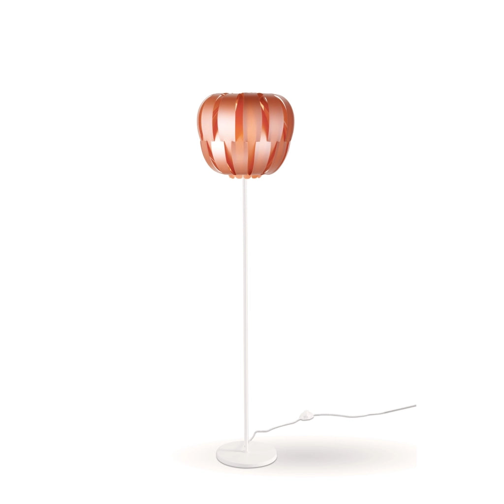 Piantana Moderna Queen Polilux ® Rame E Metallo 1 Luce E27
