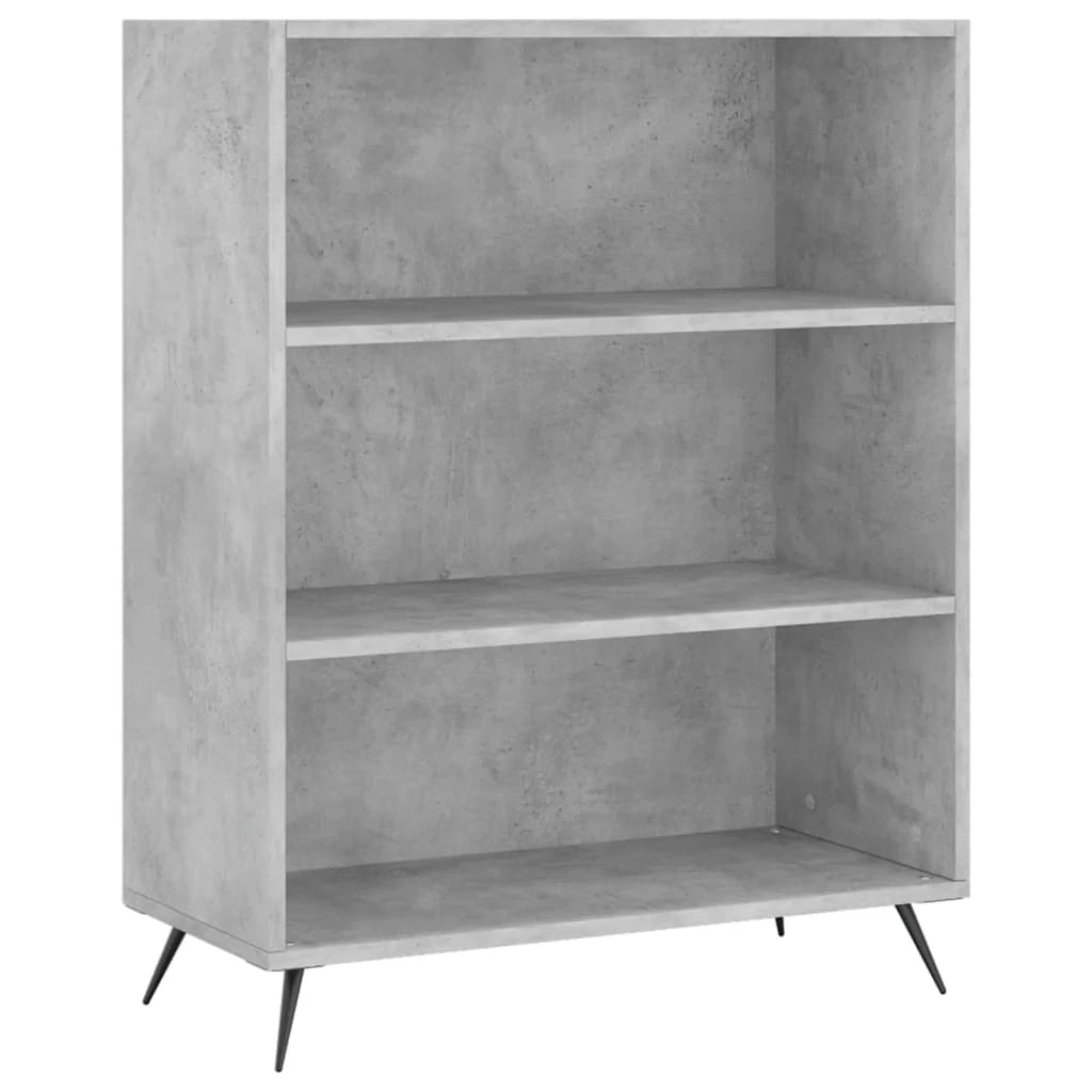 Buffet credenza cassettiera mobiletto mobile contenitore organizer cucina soggiorno salotto alto 69,5 x 34 x 180 cm legno ingegnerizzato grigio 02_0034535