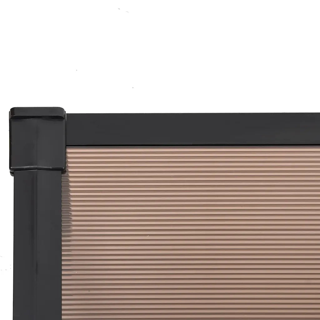 Tettoia per Porta Nera 152,5x90 cm in Policarbonato CFW2752600