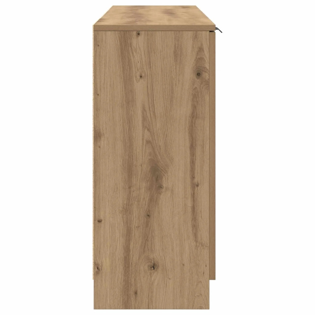Credenza 3 pcs Rovere artigianale Legno multistrato 3415938