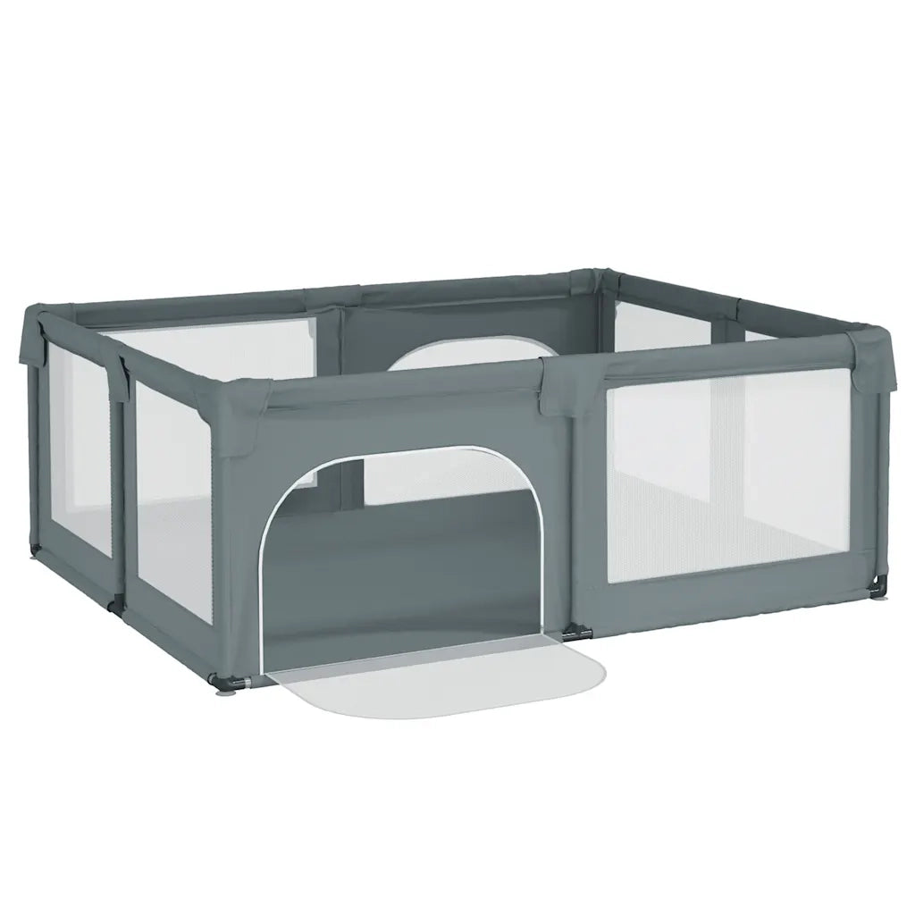 Box per Bambini con 2 Porte Grigio Chiaro Tessuto Oxford CFW7868659