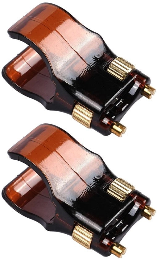 Strumento di regolazione per erhu - Kit di regolazione per erhu - 2 pezzi - Dimensioni compresse 41x22mm - Materiali: plastica e acciaio - Modello compattibile