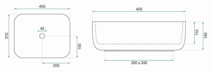 Lavabo Da Appoggio Rea Demi Mini Aiax Shiny