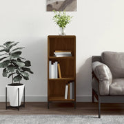 Credenza Rovere Marrone 34,5x32,5x90 cm in Legno Multistrato 828739