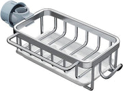 Caddy per Spazzola e Sfregiatore per Piatti con Cassetta per Acqua e Supporto per Gocce - Progettato per un Design Compattato e Spaziale in Alluminio - Massimizza la Conservazione - Ideale per la Spazzolatura dei Piatti e delle Posate