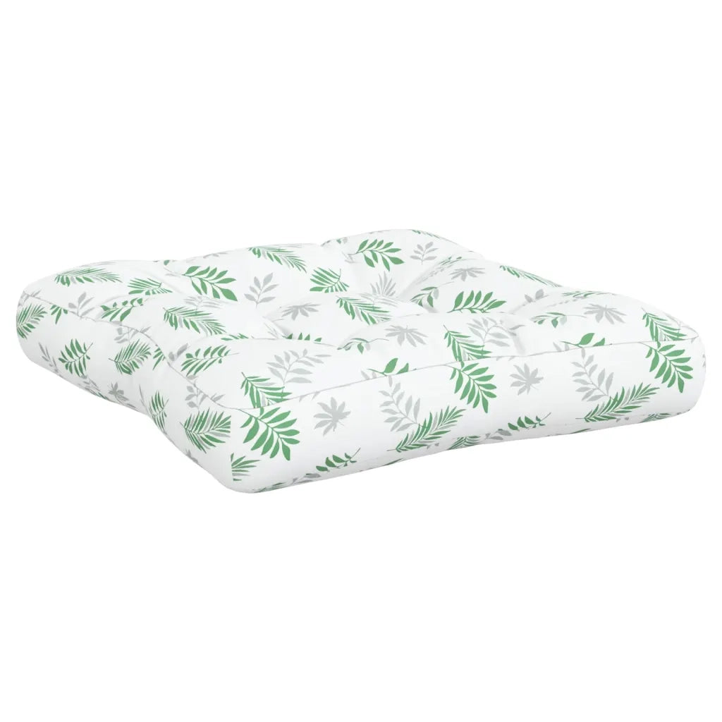 Cuscini per Pallet 2 pz Motivo a Foglie in Tessuto Oxford 360852