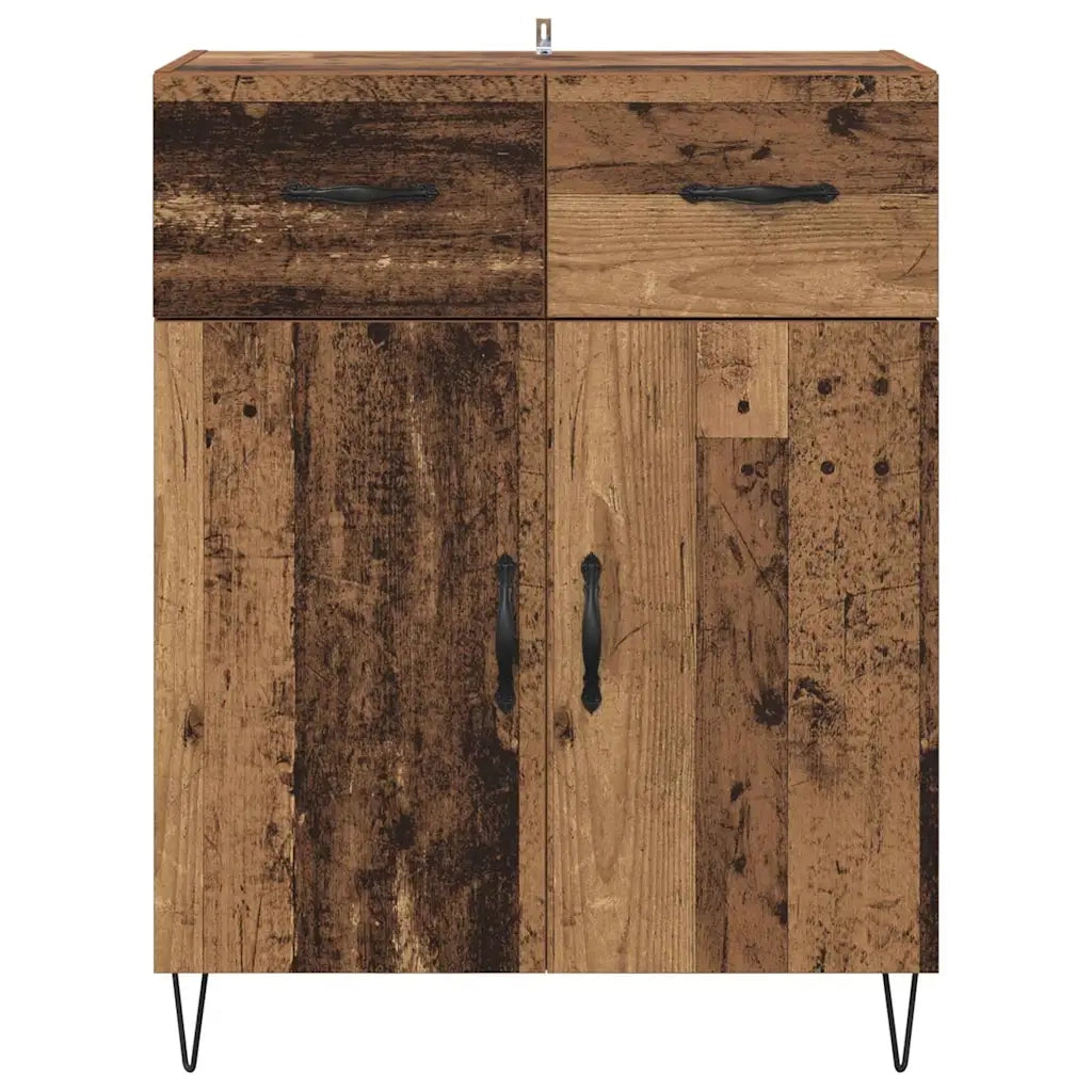 Credenza-Buffet-Armadio da cucina Legno vecchio 69,5 x 34 x 90 cm Legno multistrato 949501