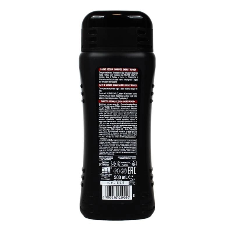 INTESA BAGNODOCCIA SHAMPOO ENERGIZZANTE 500ML UOMO TAURINE COMPLEX