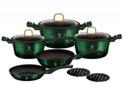 Berlinger haus BH-6065 EMERALD Set di pentole antiaderenti in titanio