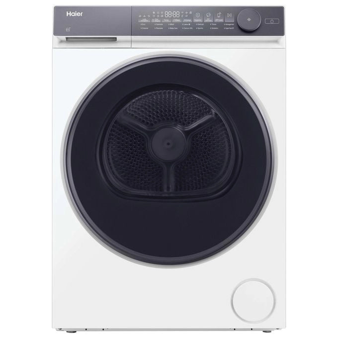 Haier, Asciugatrice a Pompa di Calore, Libera Installazione, 10 kg, Bianco, HD100-C367U1