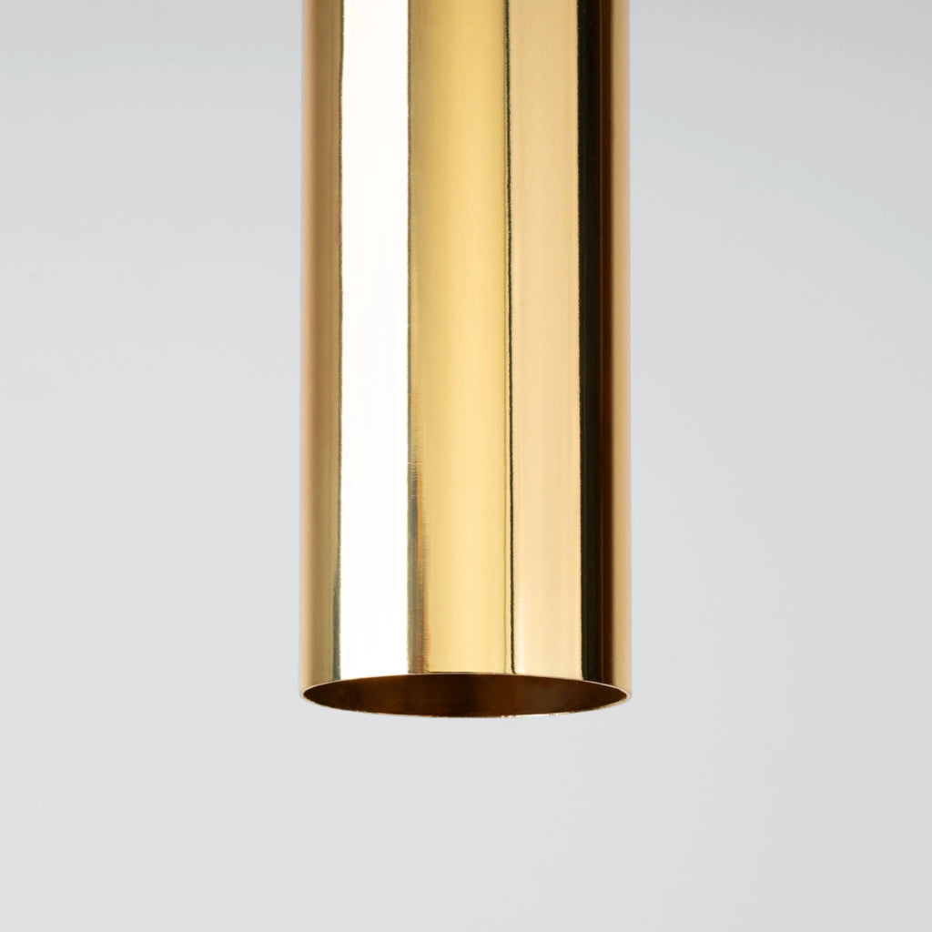 Spot soffitto tubo lungo oro Ø6 GU10 10W Modeno Pure Lume