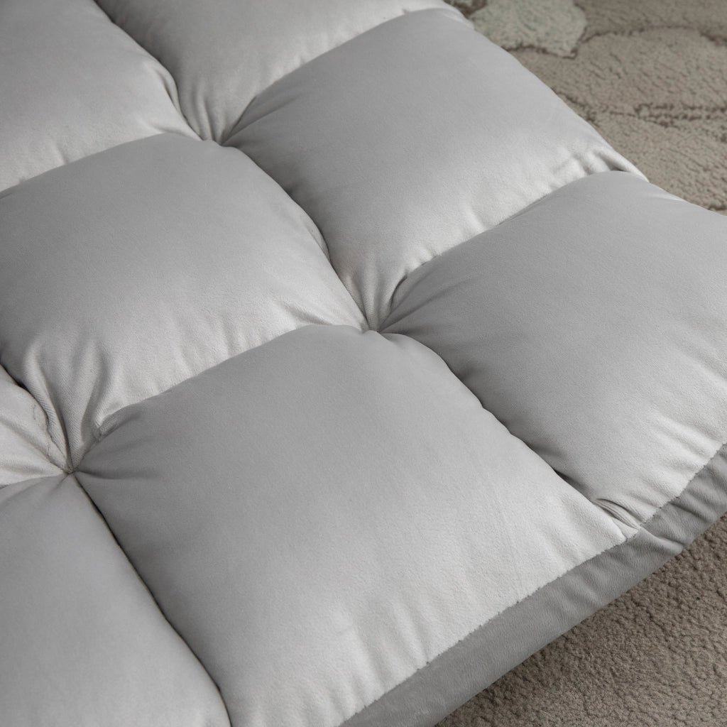 Poltrona reclinabile elettrica ¨C Minimal ¨C grigio chiaro tessuto