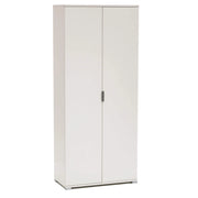 ARMADIO CON 2 ANTE BIANCO 75 X 38 X H174 CM
