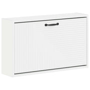 Mobiletto per Scarpe da Muro HAARLEM 71 x 17 x 43 cm Bianco 896845