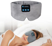 Cuffia da sonno, Bluetooth, Maschera da sonno, Cintura per la testa, Cuffia da sonno con altoparlante regolabile, Orecchini in cuffia wireless, Sonno laterale, Viaggio, Meditazione, Cuffia per musica da sonno, Grigio
