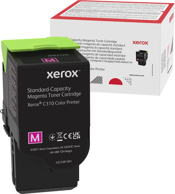 Xerox Cartuccia toner Magenta a Capacità standard da 2000 Pagine per Stampante a colori ® C310/multifunzione a colori ® C315 (006R04358)