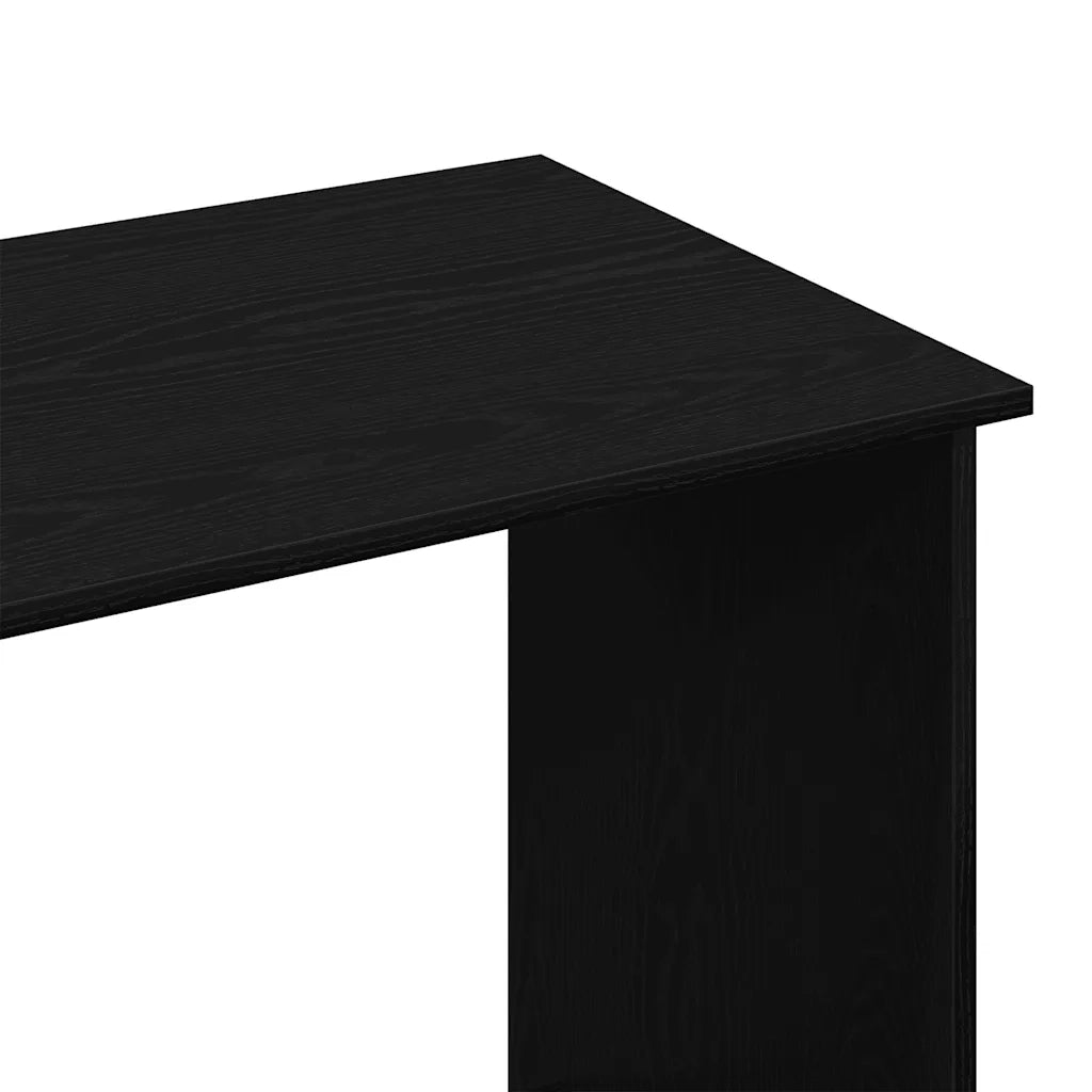 Scrivania Nera 102x50x75 cm in Legno Multistrato 860464