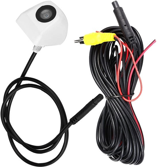 Retrovisore HD Auto - Camera di parcheggio - Impermeabile - Bianco - Visione notturna - Parcheggio sicuro - Adatto per auto