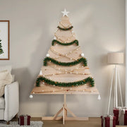 Albero di Natale Decorativo in Legno 180 cm in Legno Massello 4019702