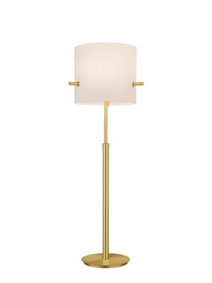 Piantana da Interno  E27 in Metallo Ottone Satinato