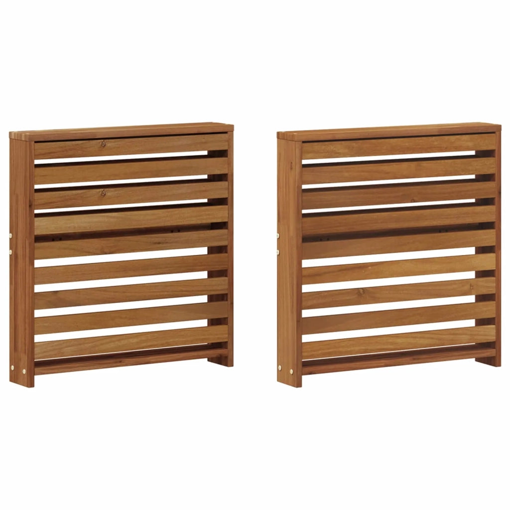 Braccioli 2 pcs Marrone 58.5 x 10 x 61 cm Legno multistrato 900522