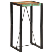 Tavolo da Bar 60x55x110 cm in Legno Massello di Recupero