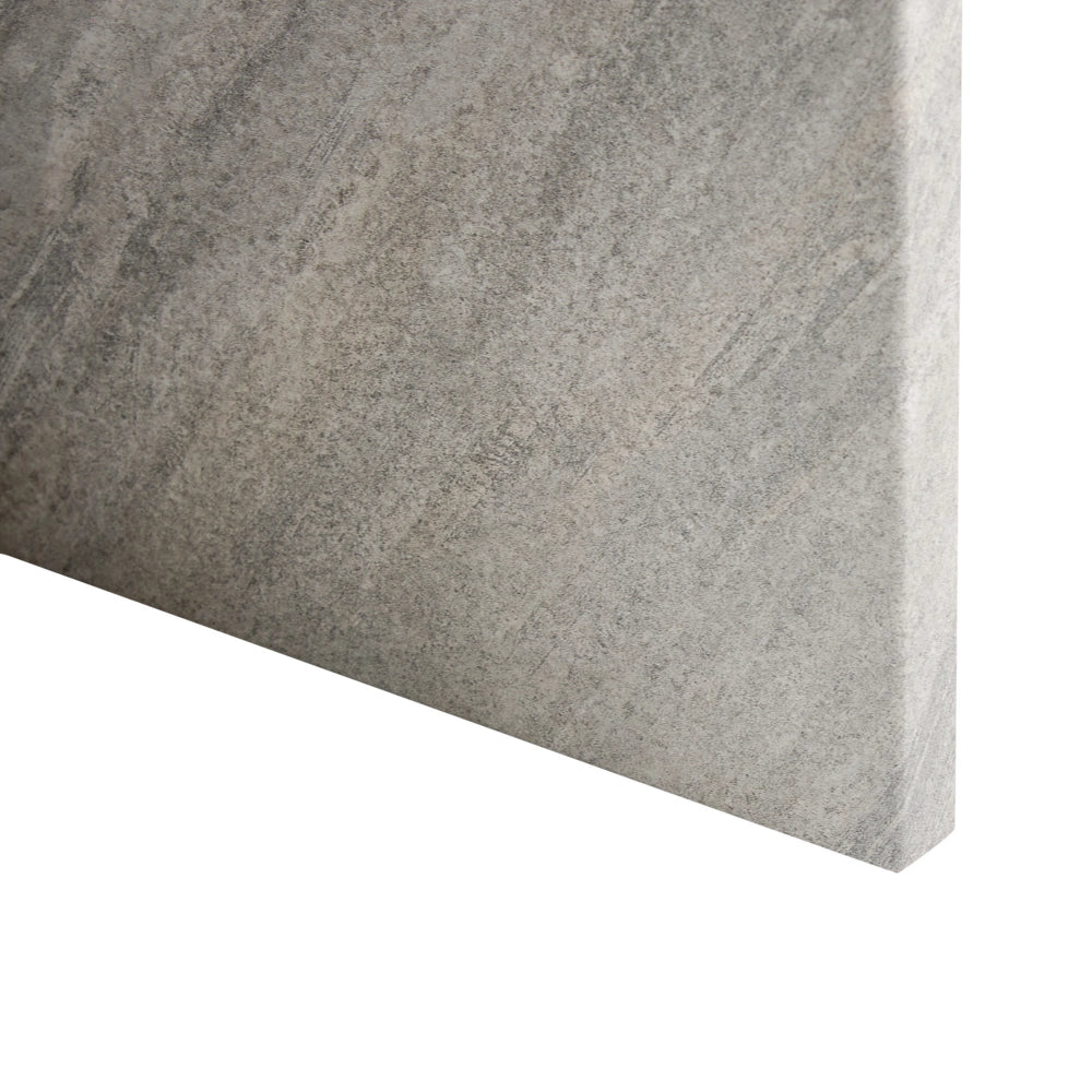 Tavolino in stile moderno in MDF con effetto cemento 80 x 80 cm dal design classico