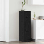 Armadio da Apoteca Rovere nero 30 x 41 x 118 cm 869002