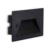 Trade Shop - Faretto Incasso Per Cassetta 503 Segnapasso 3w Tecnologia Cct Con Switch Ip65 Es49-3c - Nero