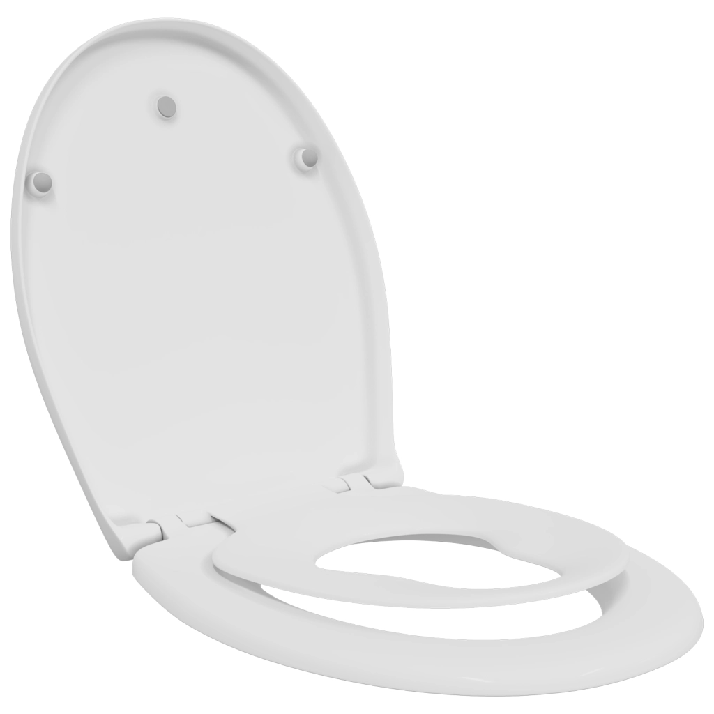 Toilette per famiglie  con seggiolino per bambini rilascio rapido in Duroplast