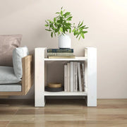 Libreria Divisorio-Scaffale per Libri-Mobile di Stoccaggio Bianco 60x35x57 cm in Legno Massello di Pino