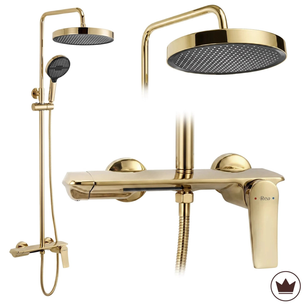 Set Doccia Rea Vision Gold