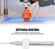 Set di punte di trapano in carburo di tungsteno - 10 pezzi - per trapano o perforatrice - adatto per 3D printer - compatibile con metallo e plastica