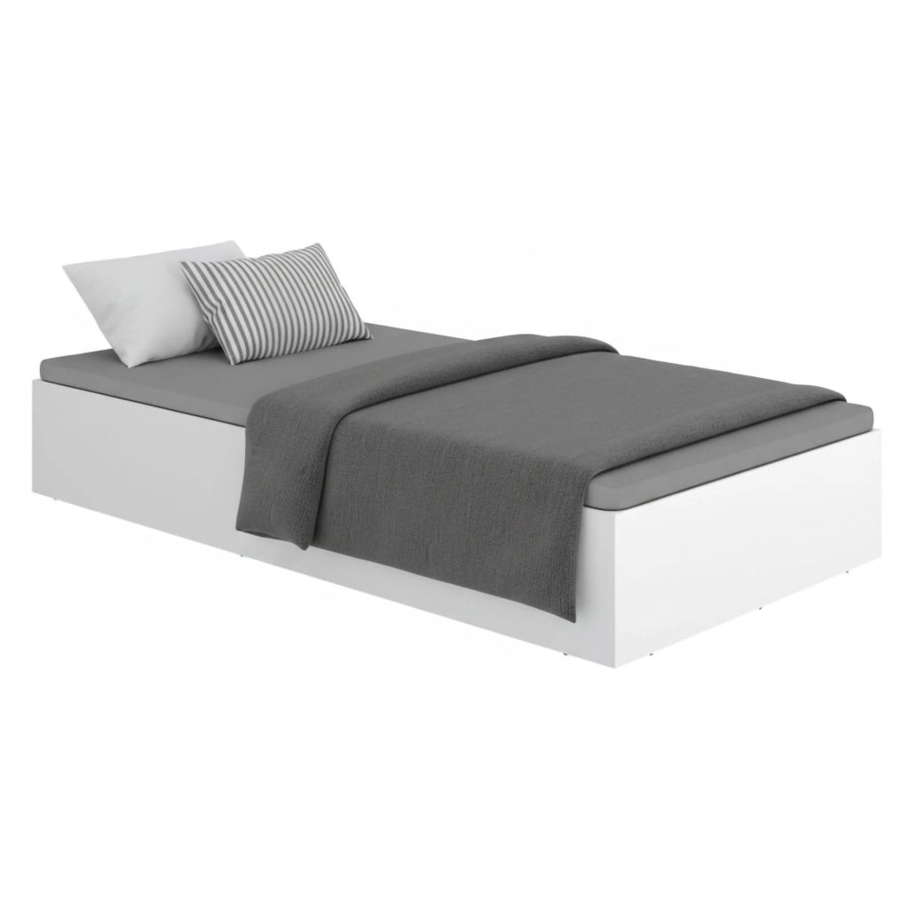 Alamosa, Letto Singolo Contenitore, Bianco
