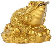 Decorazione di Buon Fortuna - Simbolo Potente Cinese - Finestra in Oro - Talismano Feng Shui - Adatto per Ambiente di Casa o Ufficio - Impermeabilizzante a Base di Resina (S 6 x 6 x 5 mm)