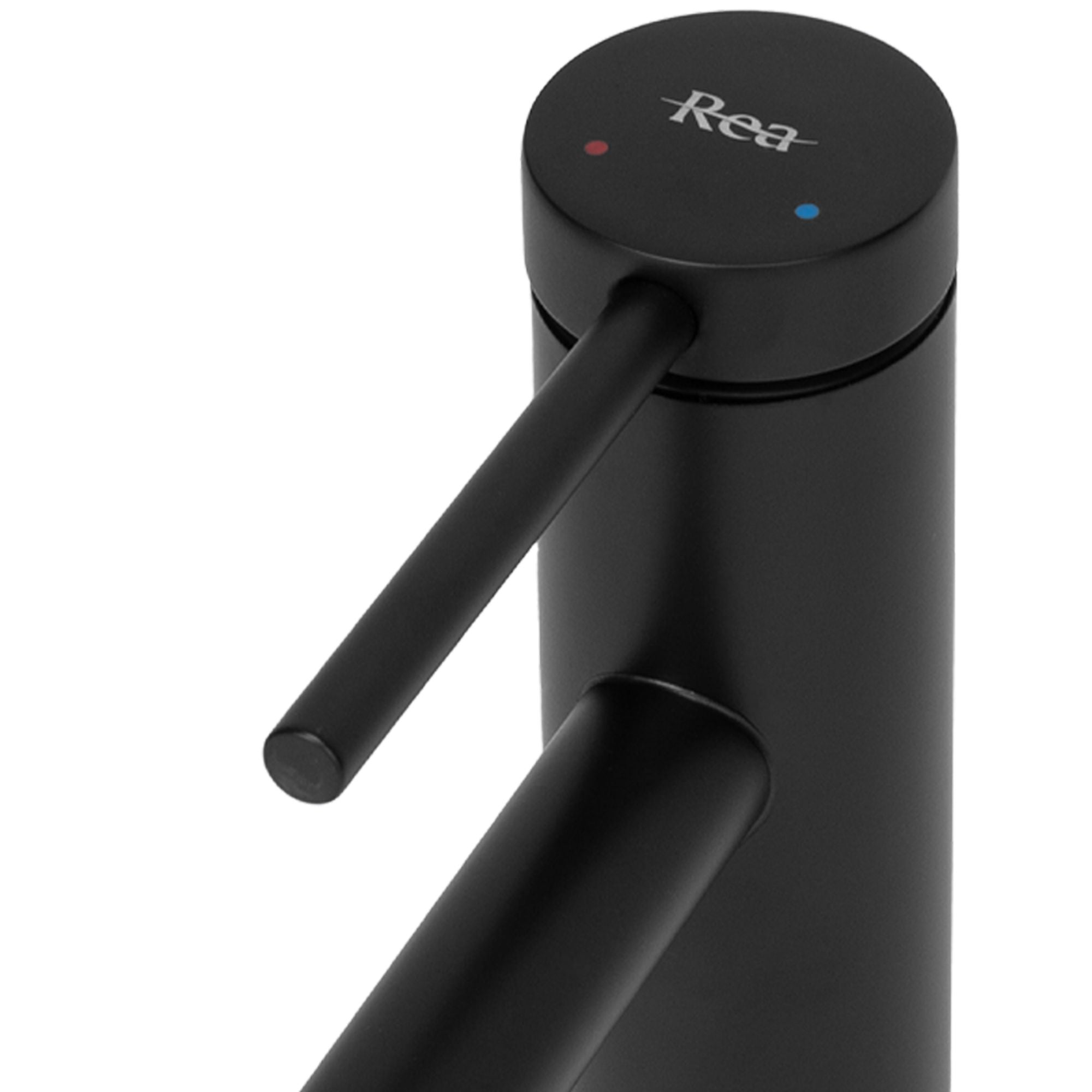 Rubinetto Da Lavabo Rea Foss Black Matt High