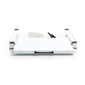 Kit sovrapposizione lavatrice asciugatrice max 150 kg con ripiano estraibile