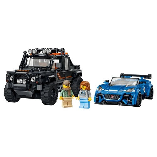 Set costruzioni lego 77264 speed champions jaguar project 7 e land rov