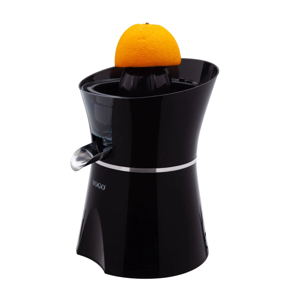Spremiagrumi elettrico con 2 coni intercambiabili, contenitore succo 550ml, rotazione 100 giri min 600W - SOGO