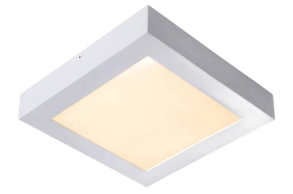 Plafoniera LED Lucide Brice bianca 22W 3000K 22x22cm