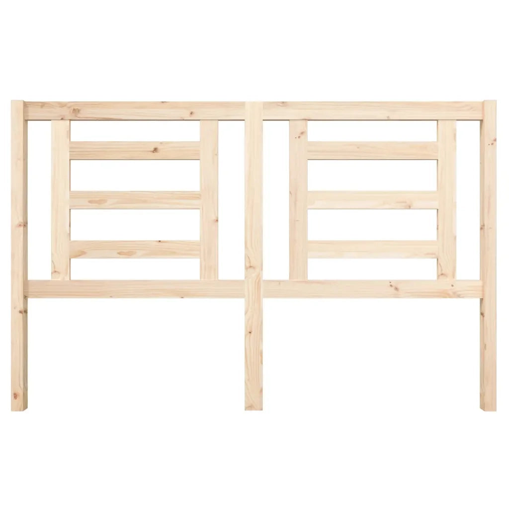 Testiera per Letto 156x4x100 cm in Legno Massello di Pino 818825