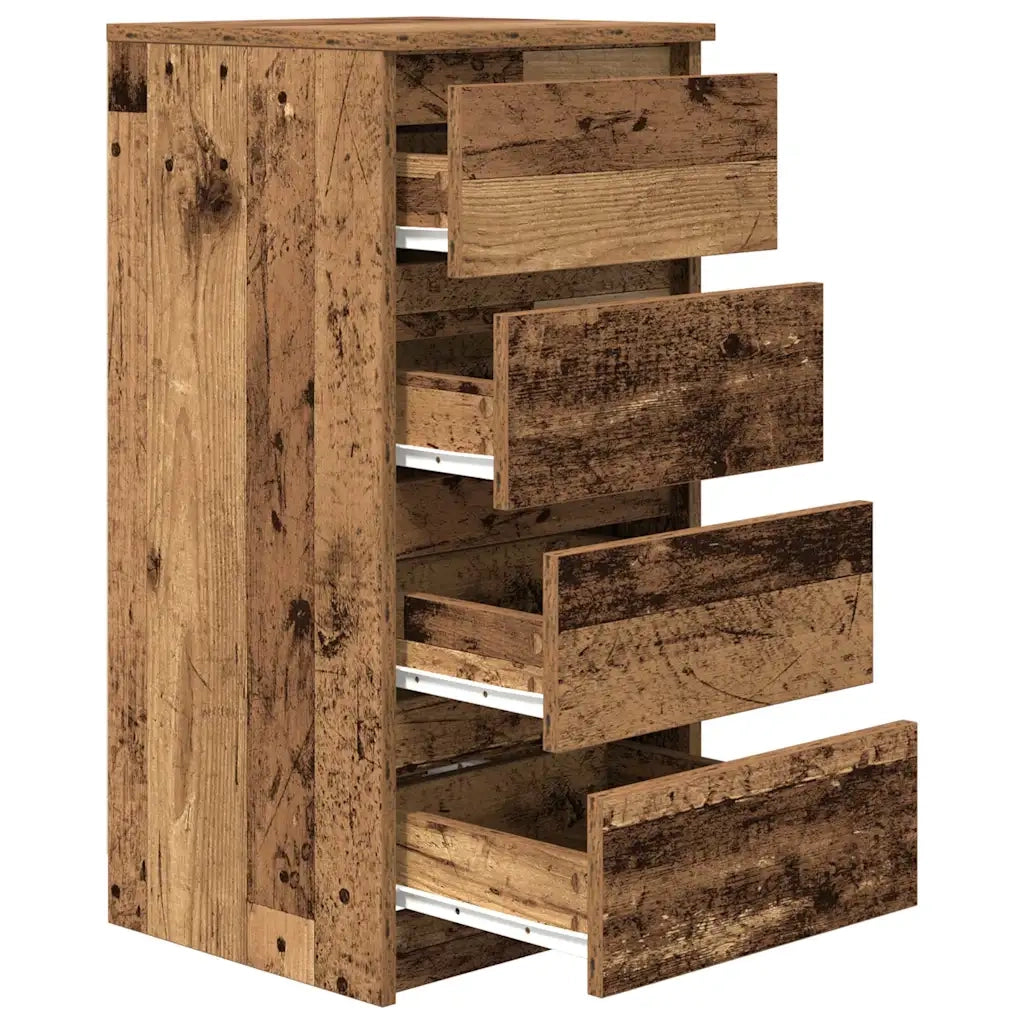 Credenza Legno Antico 37,5x35x76 cm in Legno Multistrato