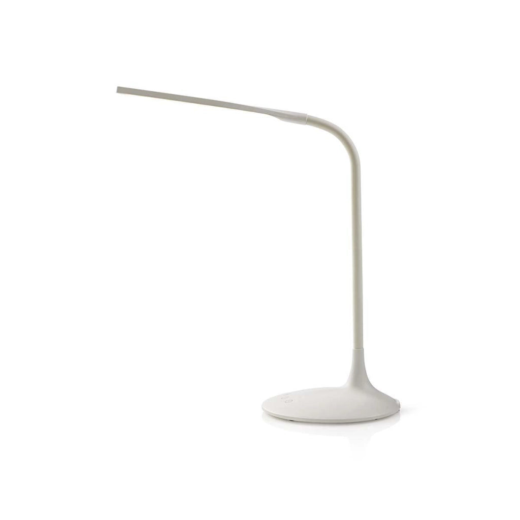 Lampada da scrivania ricaricabile a LED da 250 lm con controllo tattile Bianco Nedis