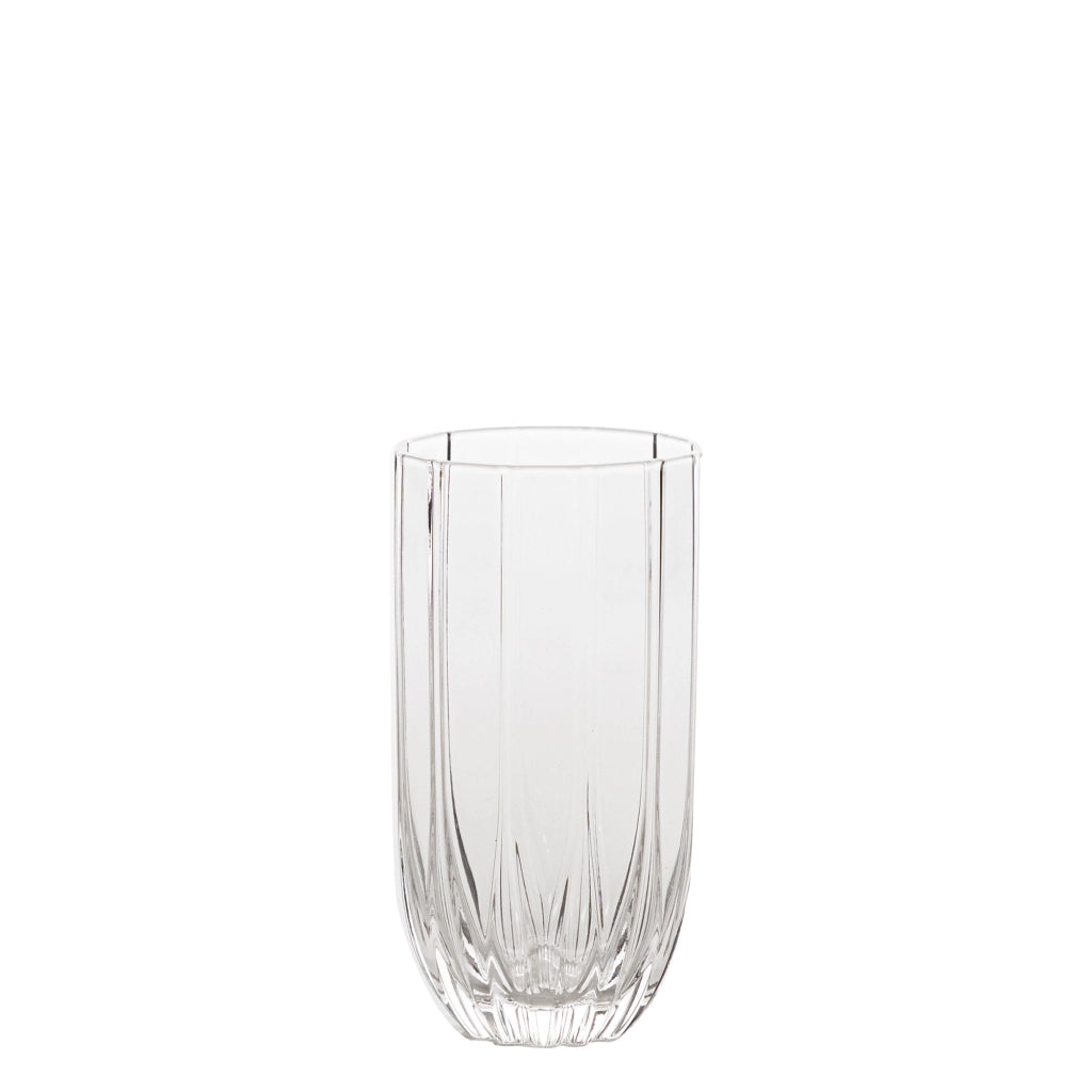 Set di 4 Bicchieri Margherita Highball in Vetro Soffiato a Mano Trasparente, Capacità 40 cl, Design Elegante per Cocktail e Bevande Raffinate