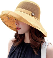 Cappello per Donna in Mesh con Borde Ronzio, Protezione UV e Cinturino Regolabile, Ideale per Spiaggia e Attività All'aperto
