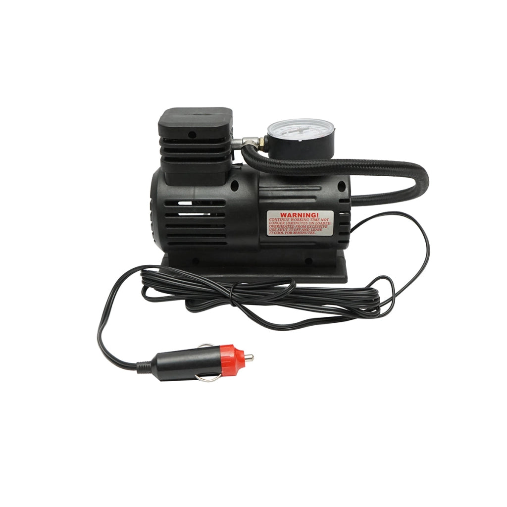 Compressore d’aria per gonfiaggio gomme 12V 250 PSI, cavo 2,8 m per presa accendisigari auto Breckner Germany
