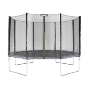 Trampolino 370cm rete di protezione, grigio