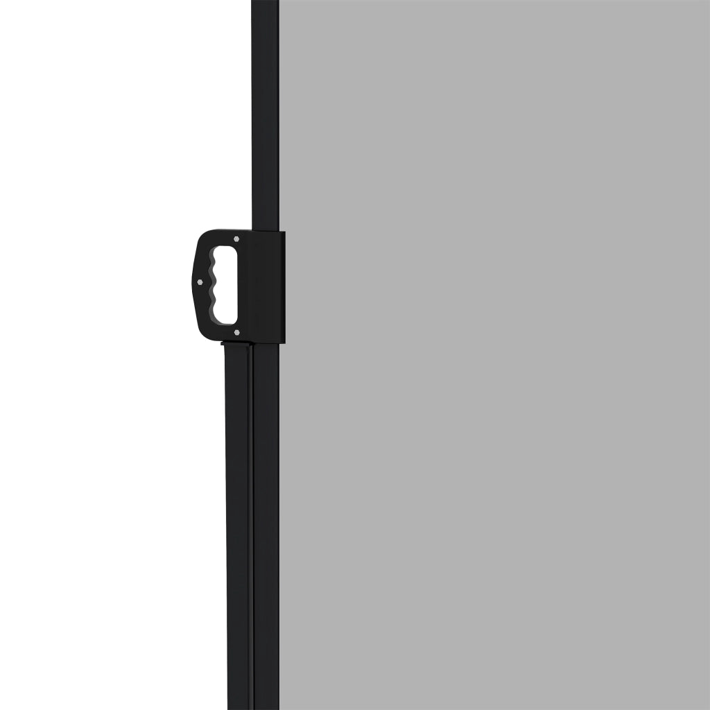 Paravento Retrattile per Esterno ¨C Zephmum ¨C Grigio Poliestere 4x1.8 m