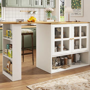 ARMADIO Girevole 360° 138-204x39x102,5 cm MDF Bianco
